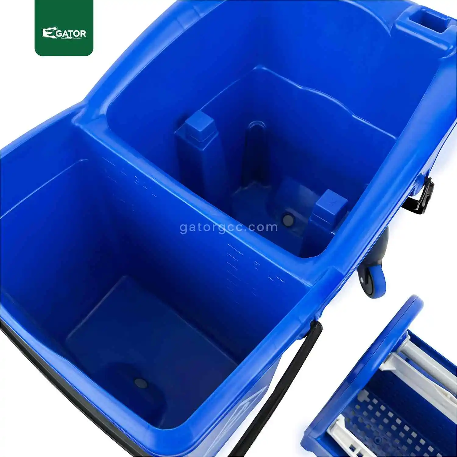 Filmop 30LTR Double Split Bucket Trolley closer Gator BT15