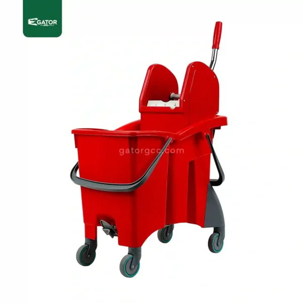 Filmop 30LTR Double Split Bucket Trolley red Gator BT15