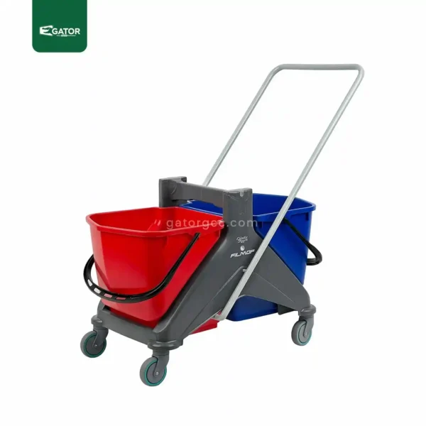 Filmop Cleaning Mop Trolley Double Bucket Gator 2 BT23