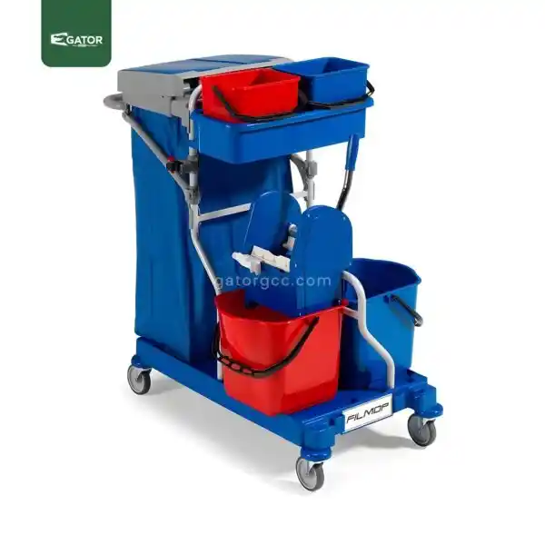 Filmop Multi Purpose Service Trolley with laundry bag and wrigner Gator ST24