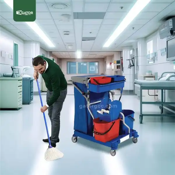 Filmop Service Trolley with Laundry Bag and Wringer Gator ST24