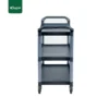 Gray Plastic Service Trolley front view Gator ST11