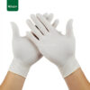 Gloves 1 x 100 Pcs Vinly white S- L Free Powder