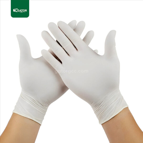 Gloves 1 x 100 Pcs Vinly white S- L Free Powder