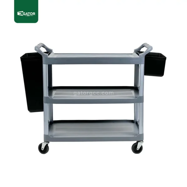 Heavy Duty Utility Cart with Side Bins 2 Gator ST07