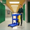 Janitorial Multipurpose Service Trolley Gator live UAE ST06
