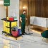 Janitorial Service Cart Multifunctional Cleaning Trolley Gator UAE ST59K