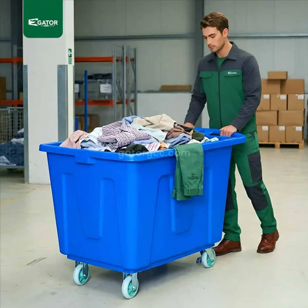 Large Plastic Laundry Cart Gator ST57