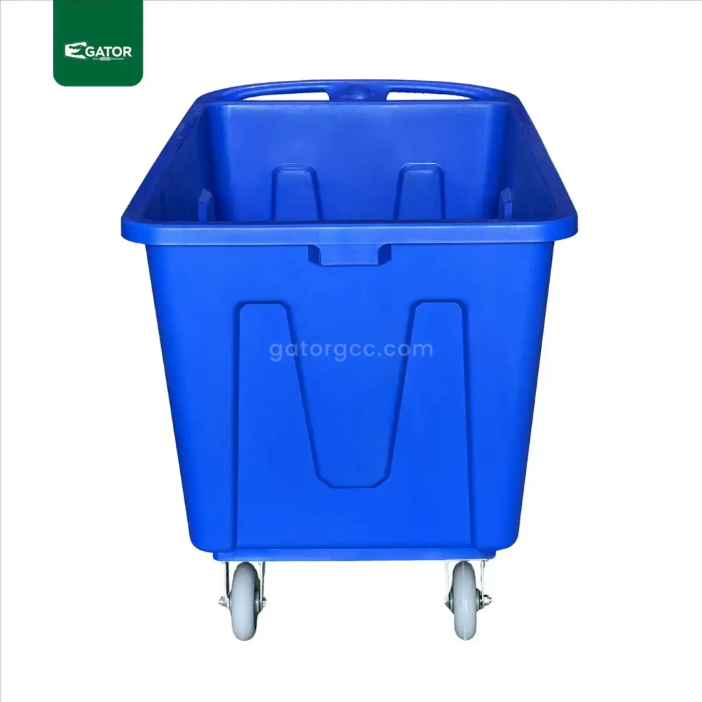 Laundry Cart Plastic Gator Front ST58