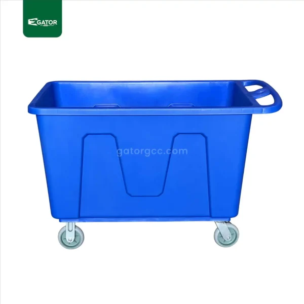 Laundry Cart Plastic Gator side View ST58