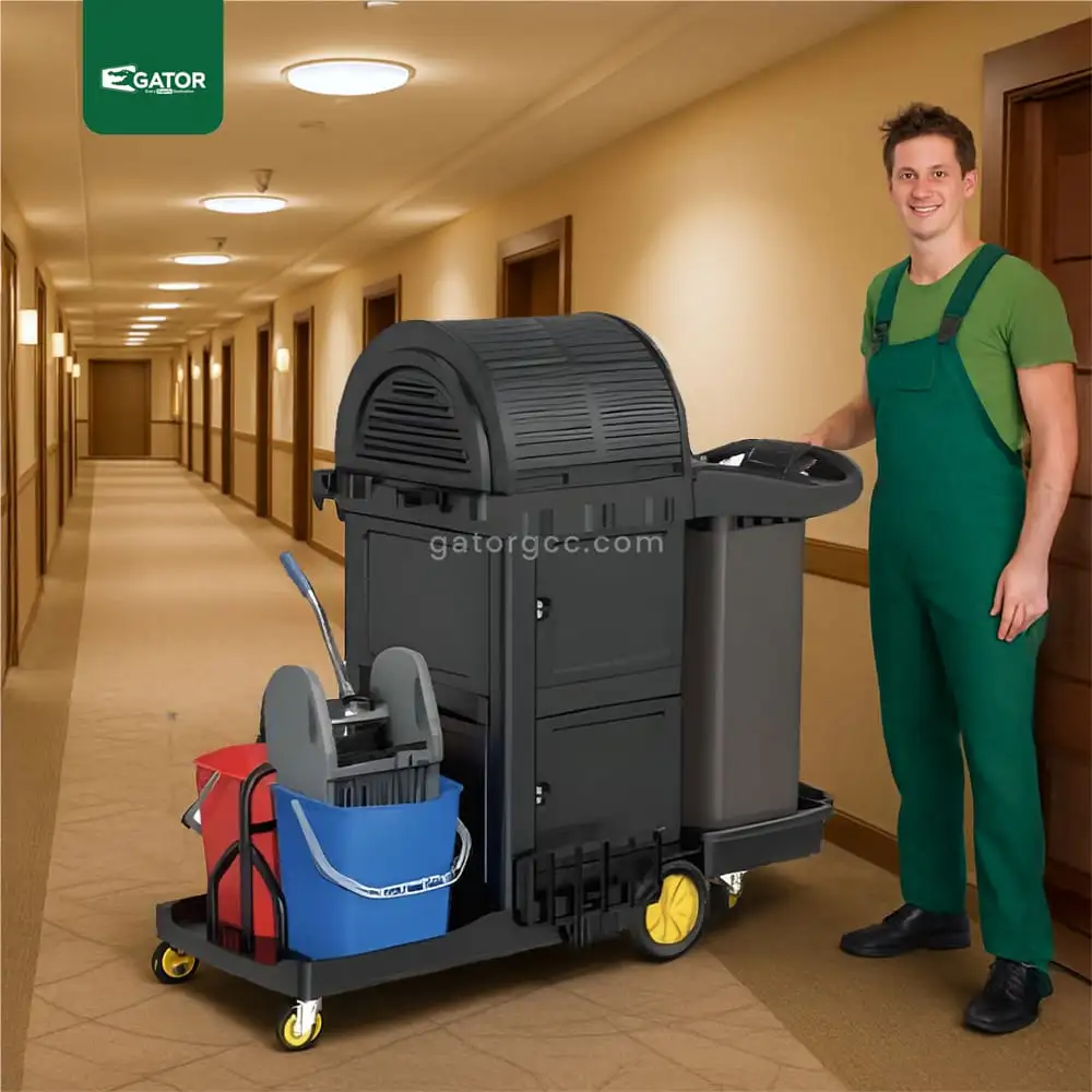Multifunction Janitorial Service Trolley live photo Gator ST51K