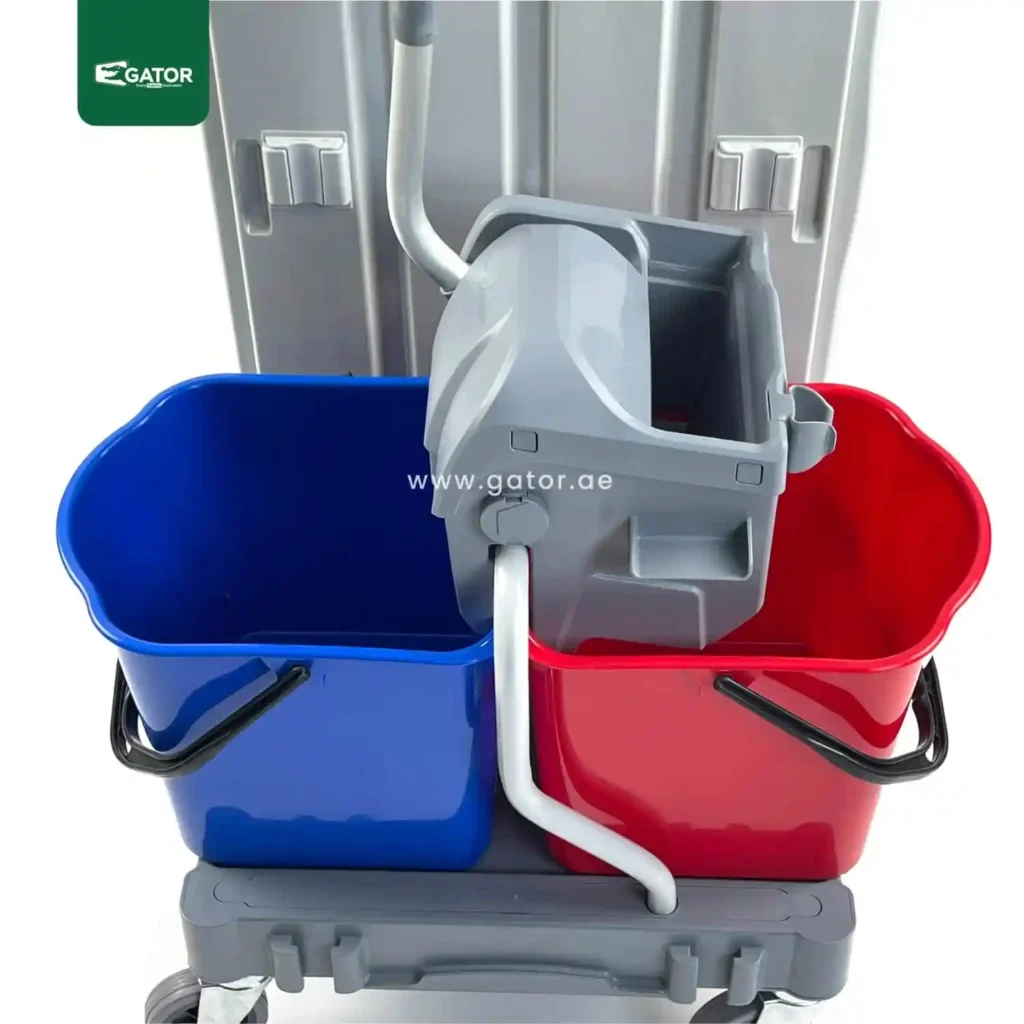 Multifunction Janitorial Trolley Cleaning Cart Bucket Gator ST29