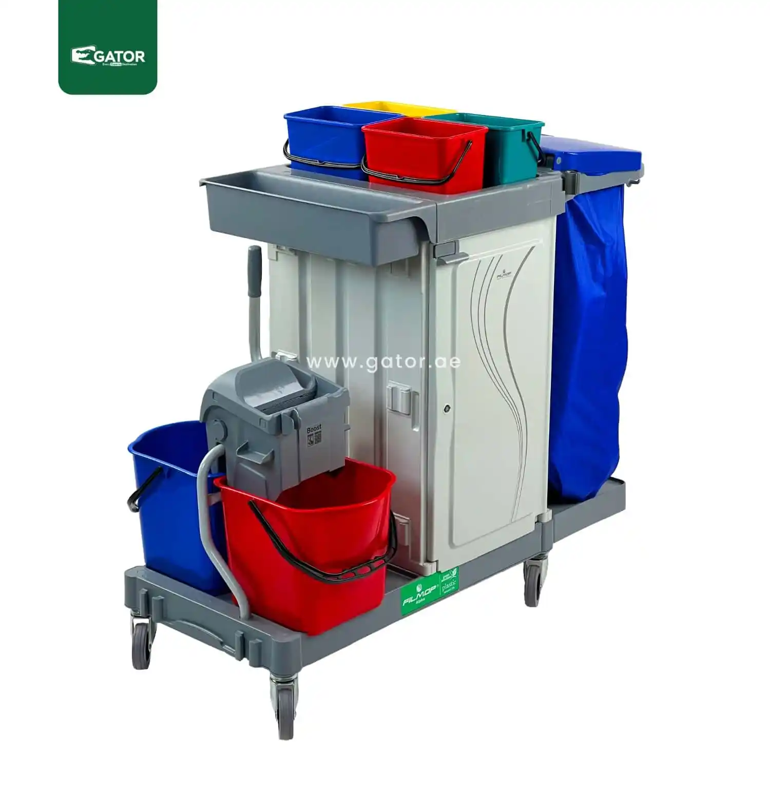 Multifunction Janitorial Trolley Cleaning Cart full Gator ST29