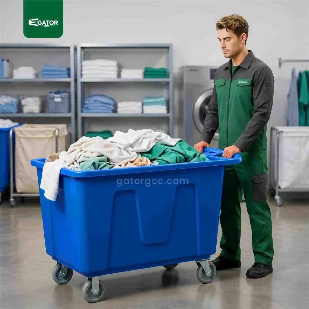 Plastic Laundry Cart 450L Gator ST58