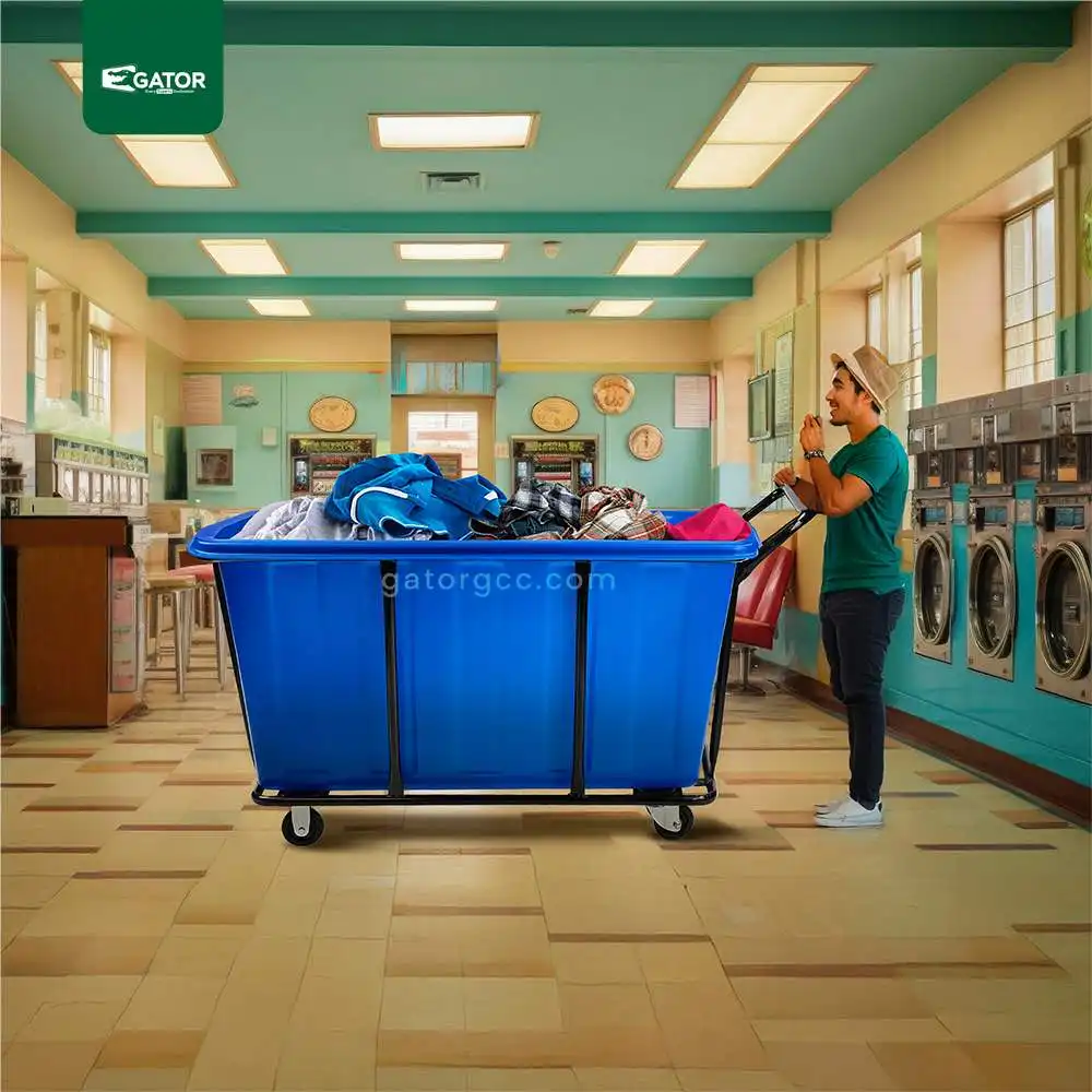 Plastic Laundry Trolley live gator ST17