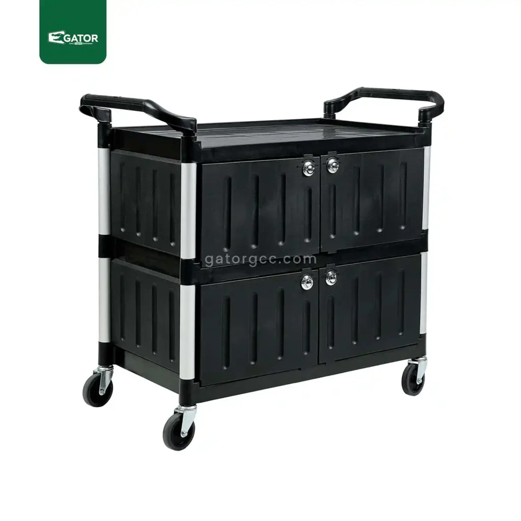 Plastic Service Trolley Cart with Door Gator ST12
