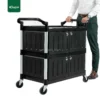 Plastic Service Trolley Cart with Door Gator UAE ST12