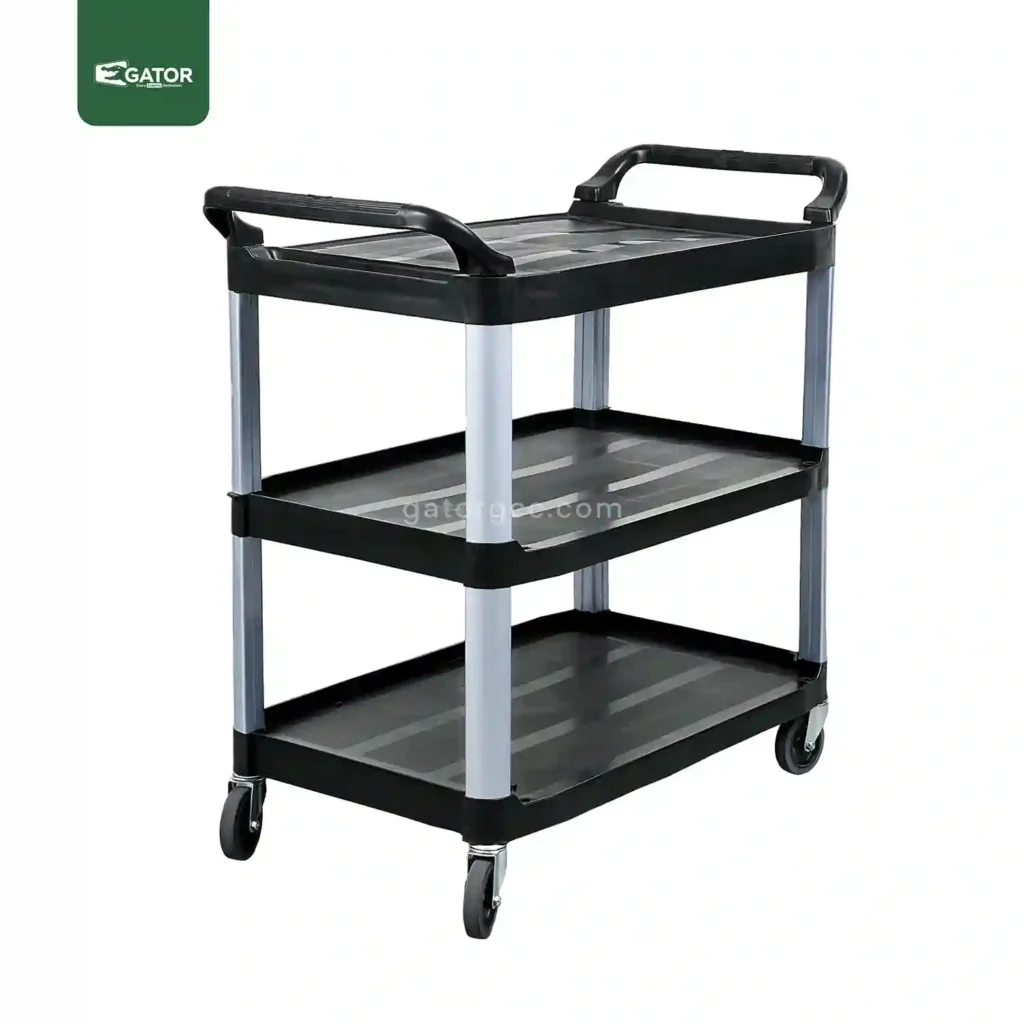Plastic Service Trolley Gator black ST01