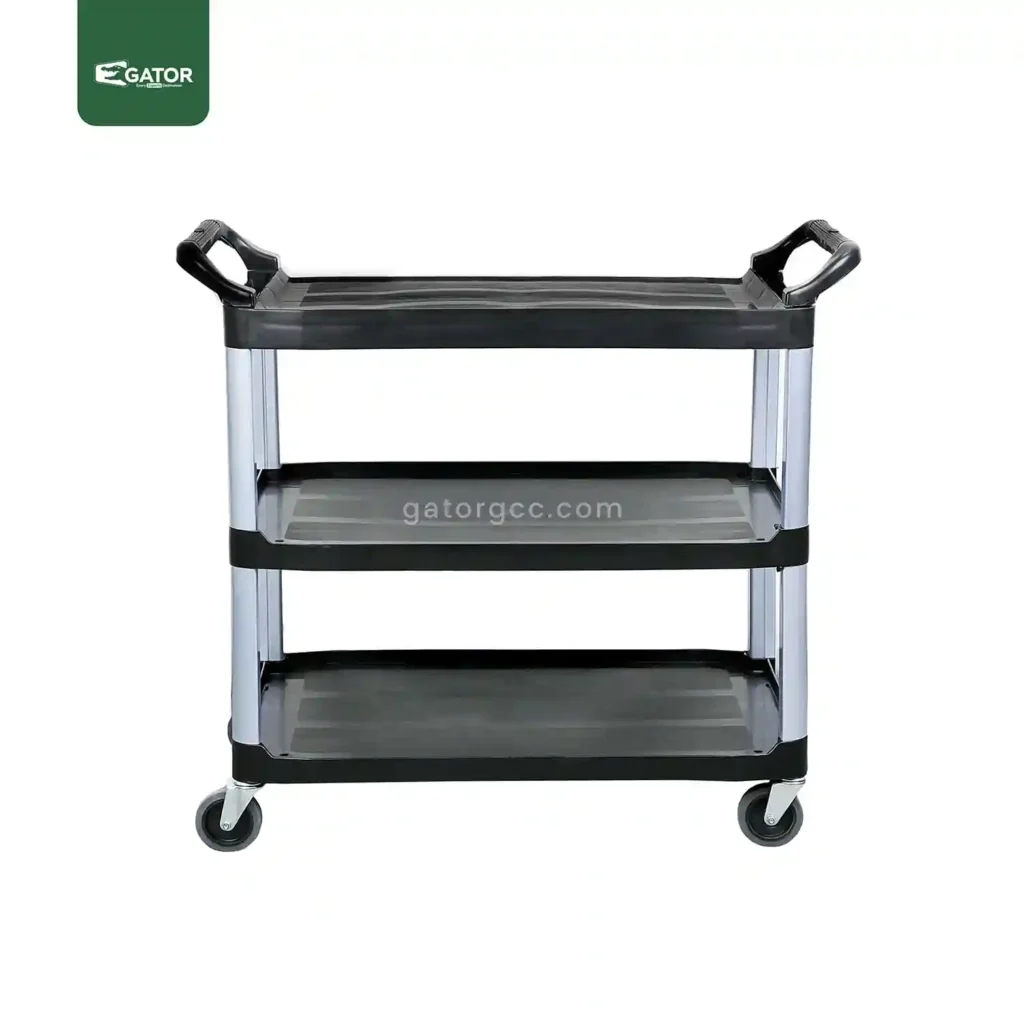 Plastic Service Trolley Gator front view ST01