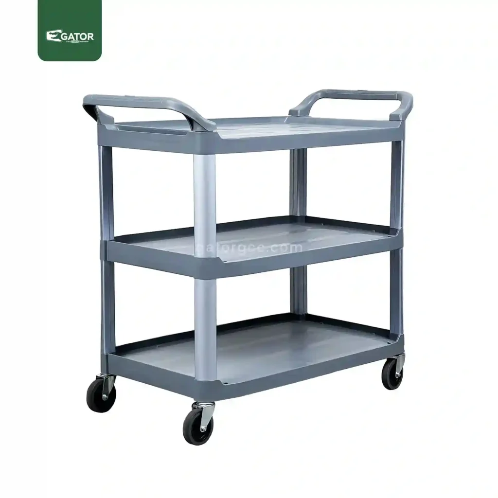 Plastic Service Trolley Gator grey ST01