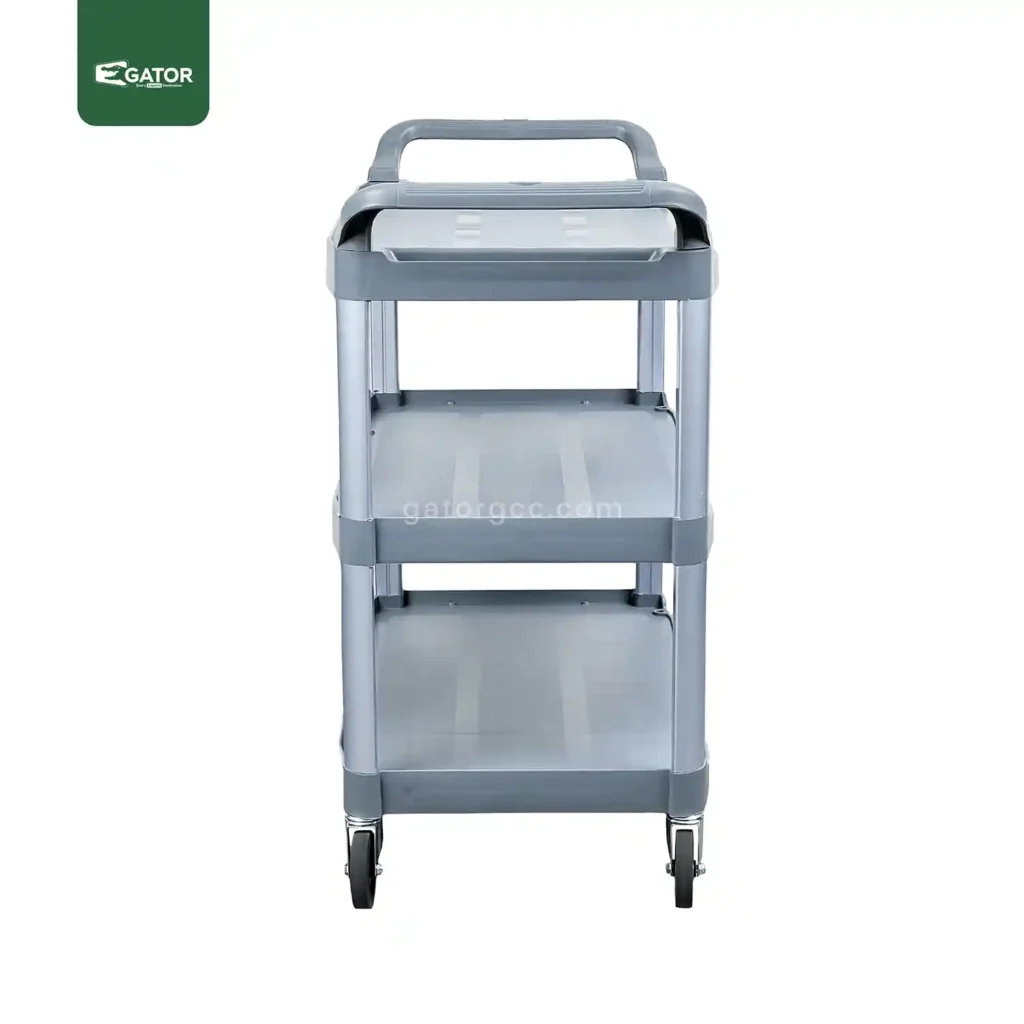 Plastic Service Trolley Gator side view ST01