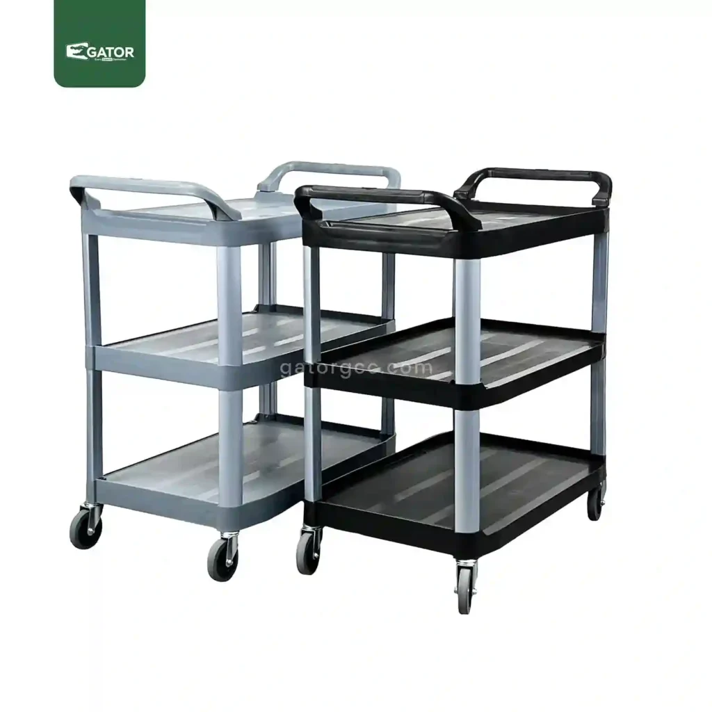 Plastic Service Trolley Gator together ST01
