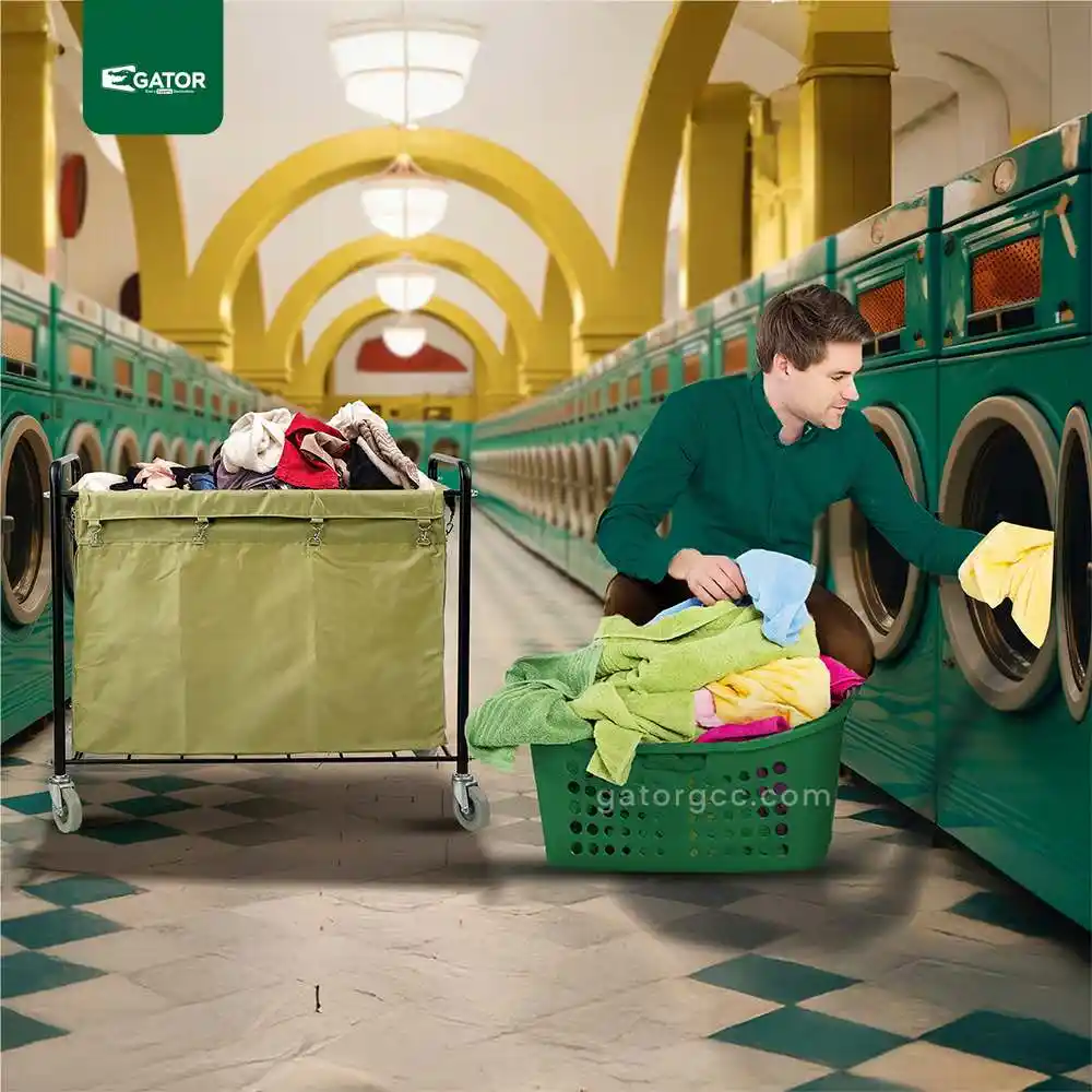 Rectangular Laundry Cart Gator live ST05
