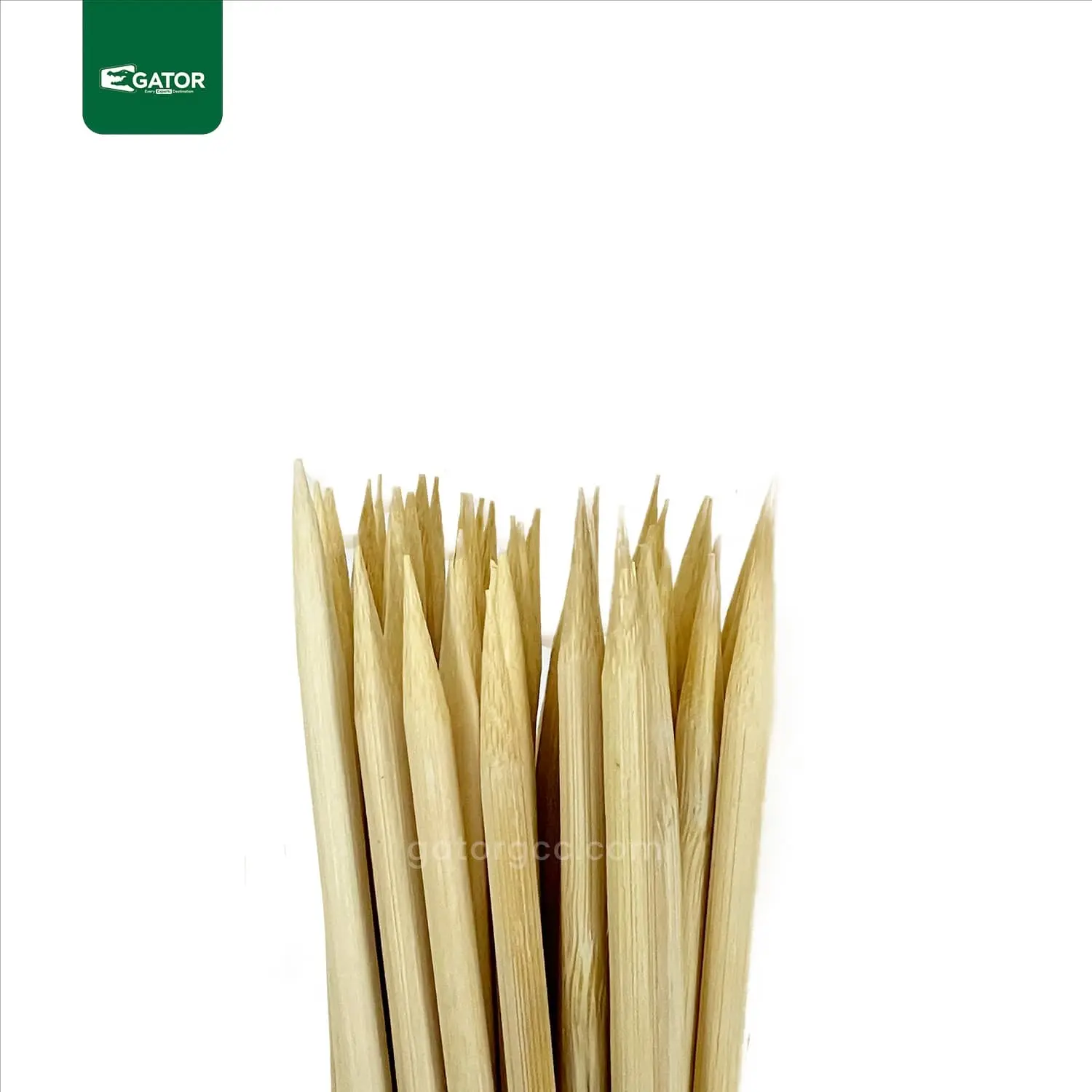 Round Bamboo Skewer close Gator BS15