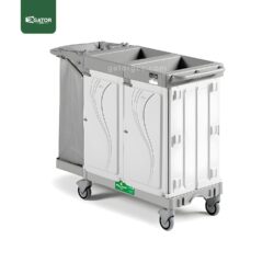 Hotel Service Trolley with One Sided Bag | Housekeeping