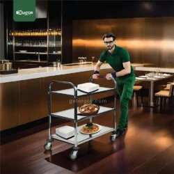 Stainless Steel Service Trolley Gator ST13