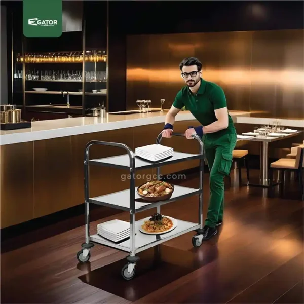 Stainless Steel Service Trolley Gator ST13