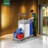 Trolley With Wringer And Laundry Bag Front Close ST19