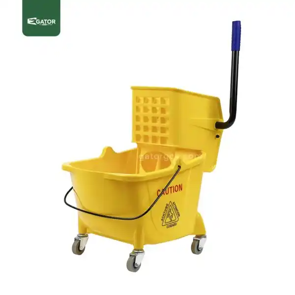 Yellow Single Bucket Mop Trolley 24L Gator BT14