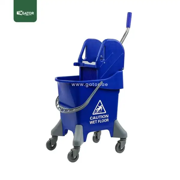 blue Deluxe Wringer Mop Bucket 25L BT10B