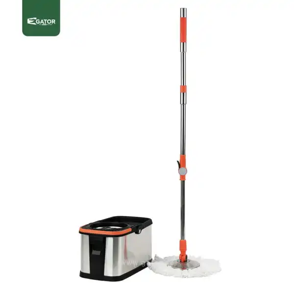 full Stainless Steel Spin Mop Bucket Supplier Gator MB28