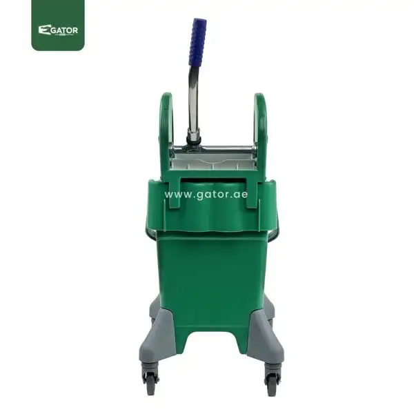 green Deluxe Wringer Mop Bucket 25L BT10G