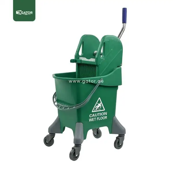 green trolley Deluxe Wringer Mop Bucket 25L BT10G