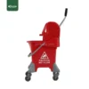 side view Deluxe Wringer Mop Bucket 25L BT10R