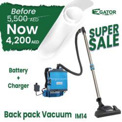 Backpack Vacuum Cleaner Battery Operated with Battery & charger