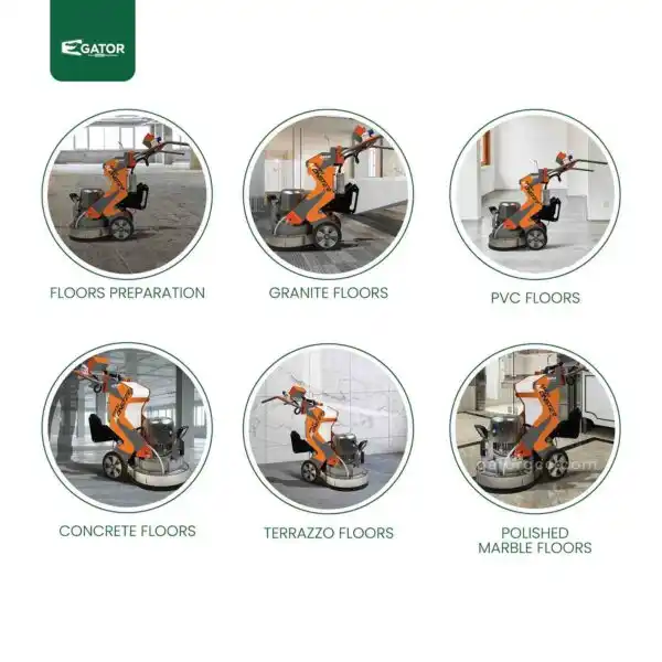 LMA Maxi Monster Floor Grinder & polishing machine details Gator UAE LM13