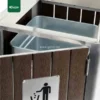 Top View Stainless Steel Ashtray Bin Gator UAE RB36