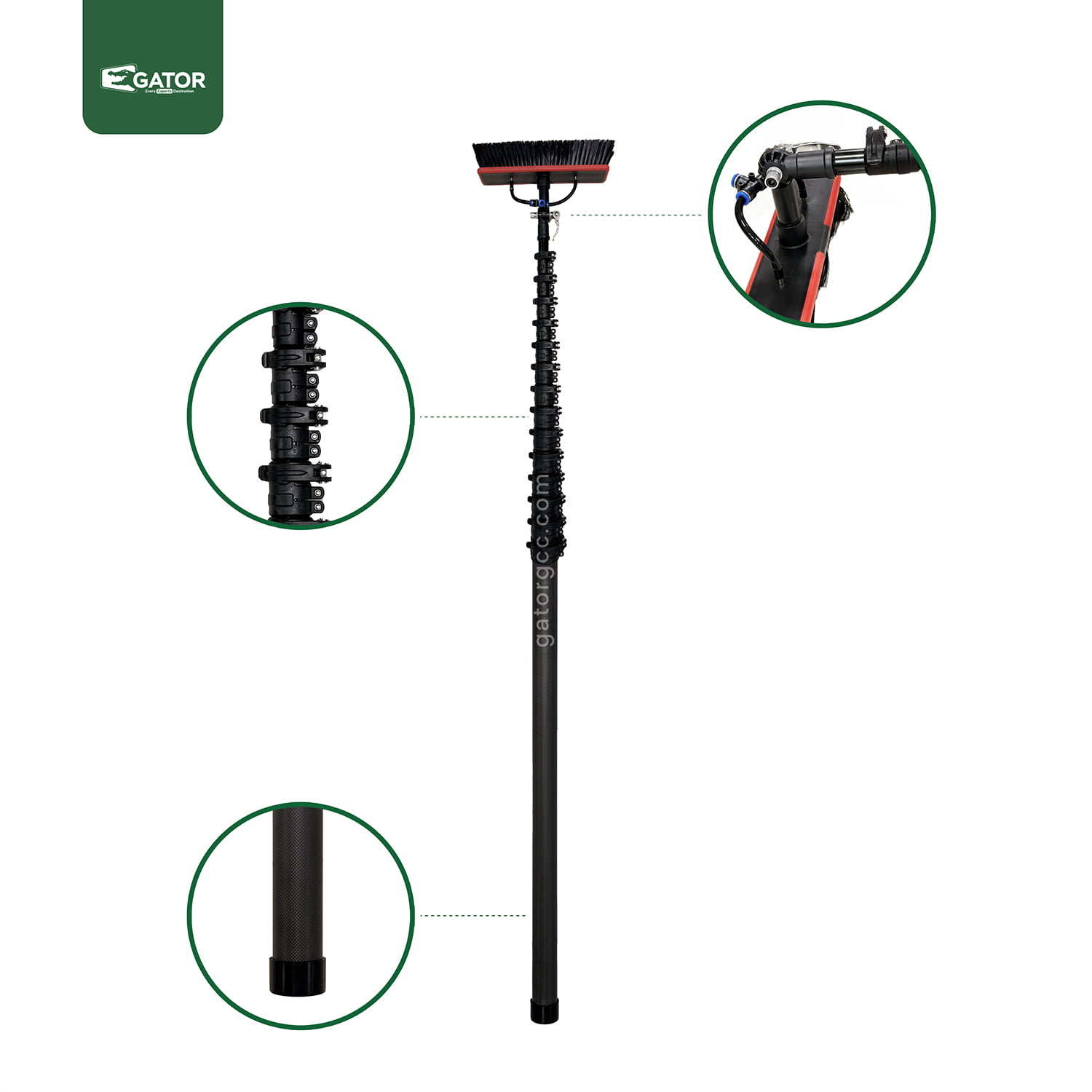 Window Cleaning System Telescopic Pole Pro attachment Gator UAE QL10-18