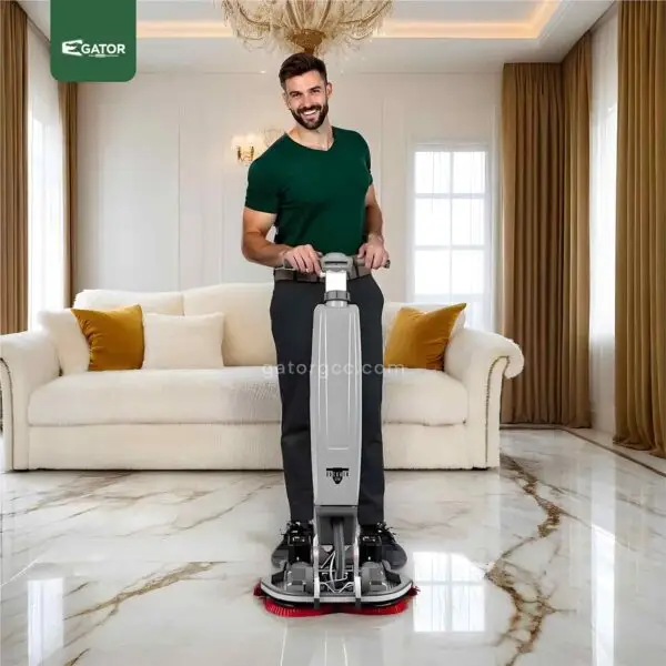 EX10 Floor Scrubber Walk Behind Machine Gator Dubai