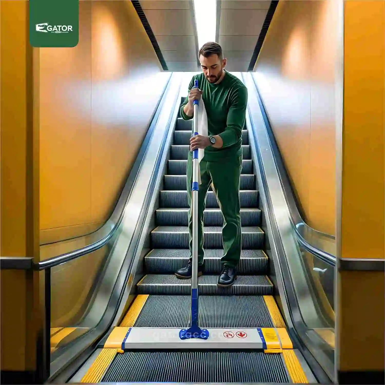 Escalator Cleaning Mop Set Gator Dubai EM10