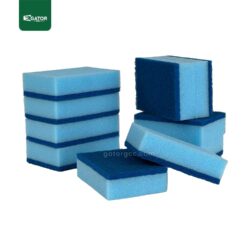 Multi-Color Sponge With Scourer 12.2 x 8.2 cm