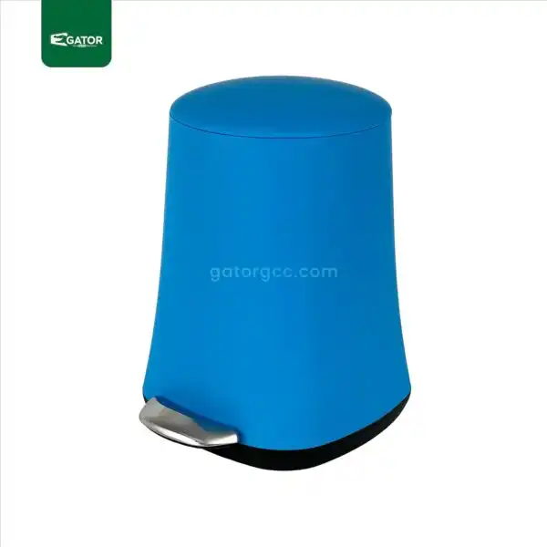 Blue 5L Pedal Waste Bin Gator UAE SS12-B