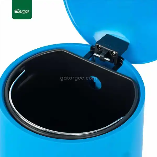 Blue Open 5L Pedal Waste Bin Gator UAE SS12-B