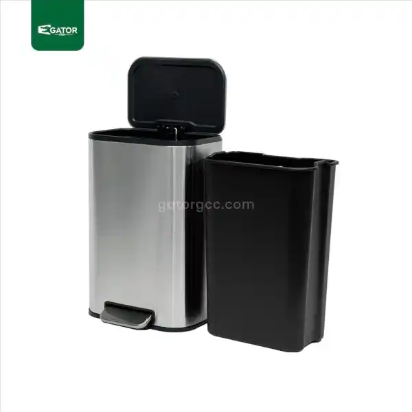 Inside Square Stainless Steel Pedal Bin Gator UAE SS33