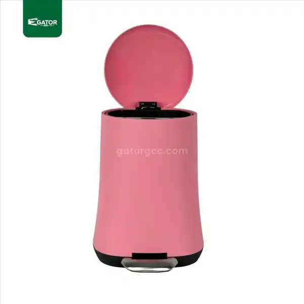 Pink Open 5L Pedal Waste Bin Gator UAE SS12P