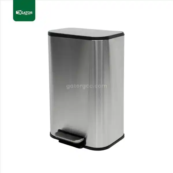 Square Stainless Steel Pedal Bin Gator UAE SS33-12